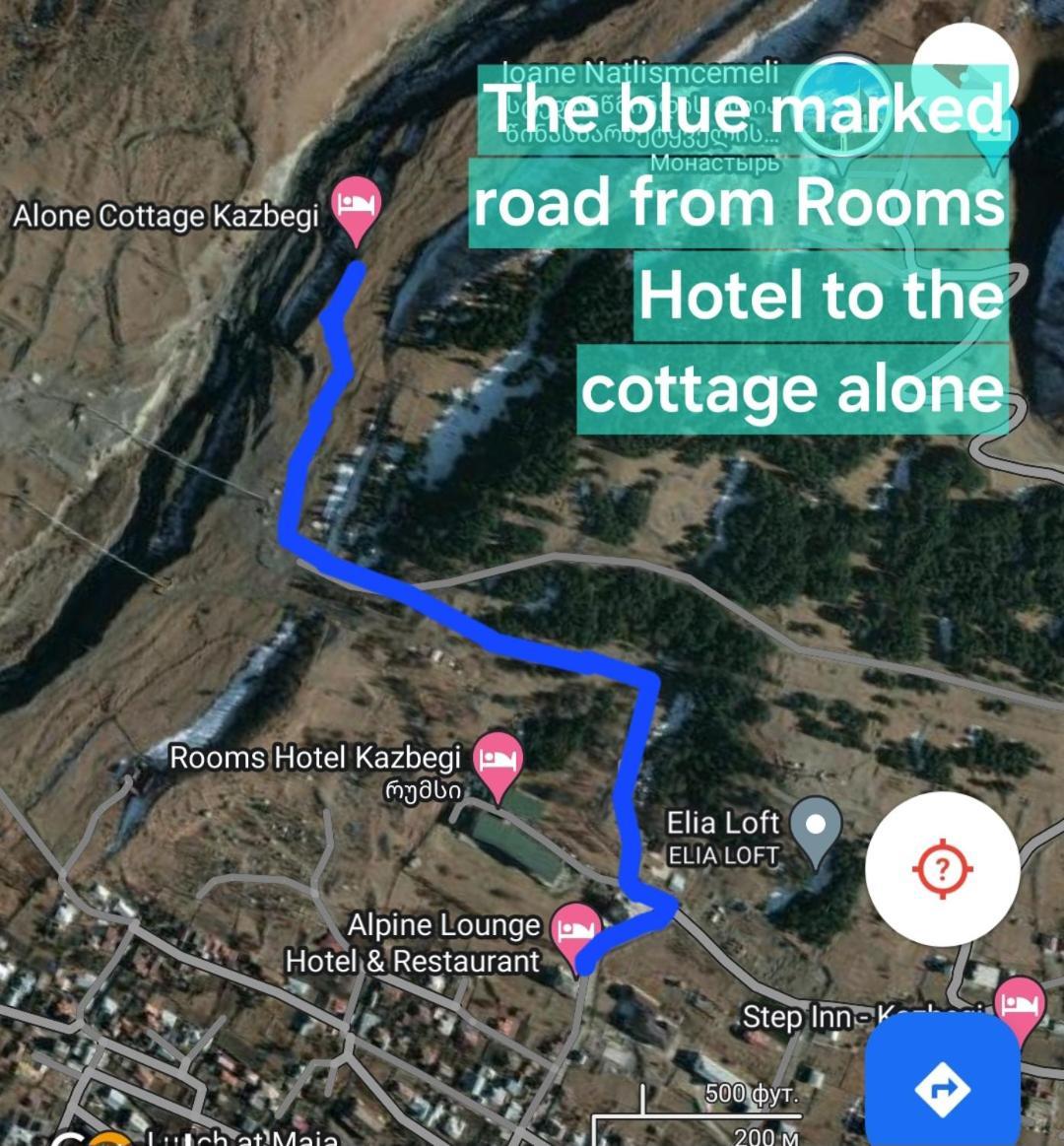 Alone Cottage Kazbegi Zewnętrze zdjęcie